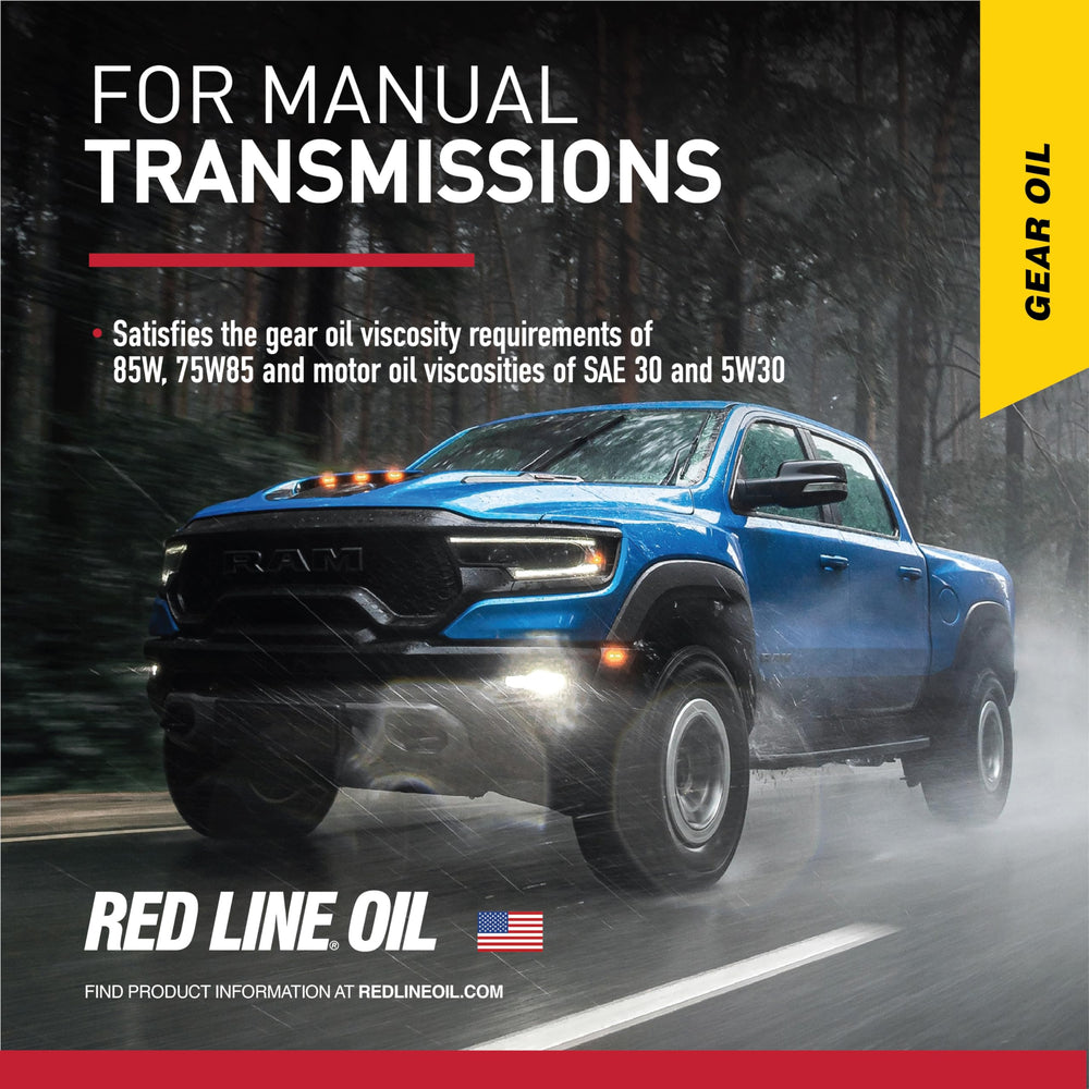Red Line MT-85 in-use fill demonstrating gearbox top-up and precise service benefit