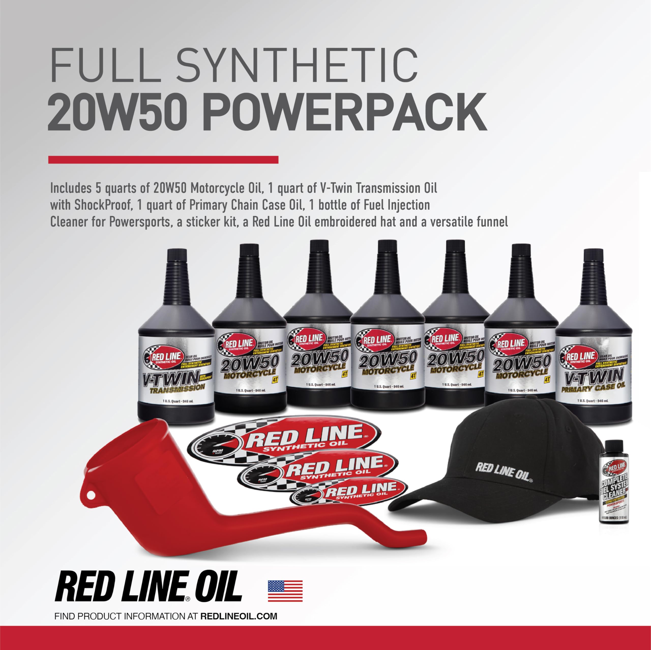 Red Line transmission and primary oil labels clear for correct selection