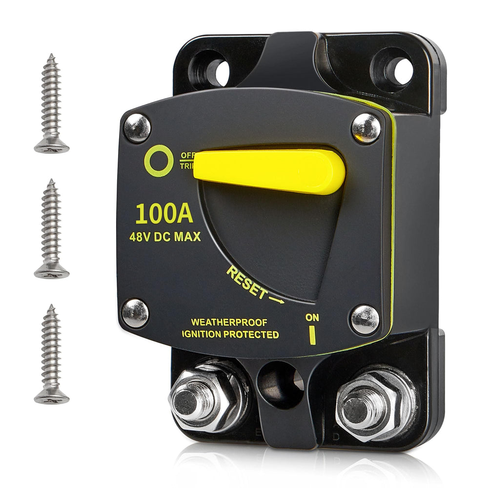 RED WOLF front view of BS6100 breaker shows compact durable protection