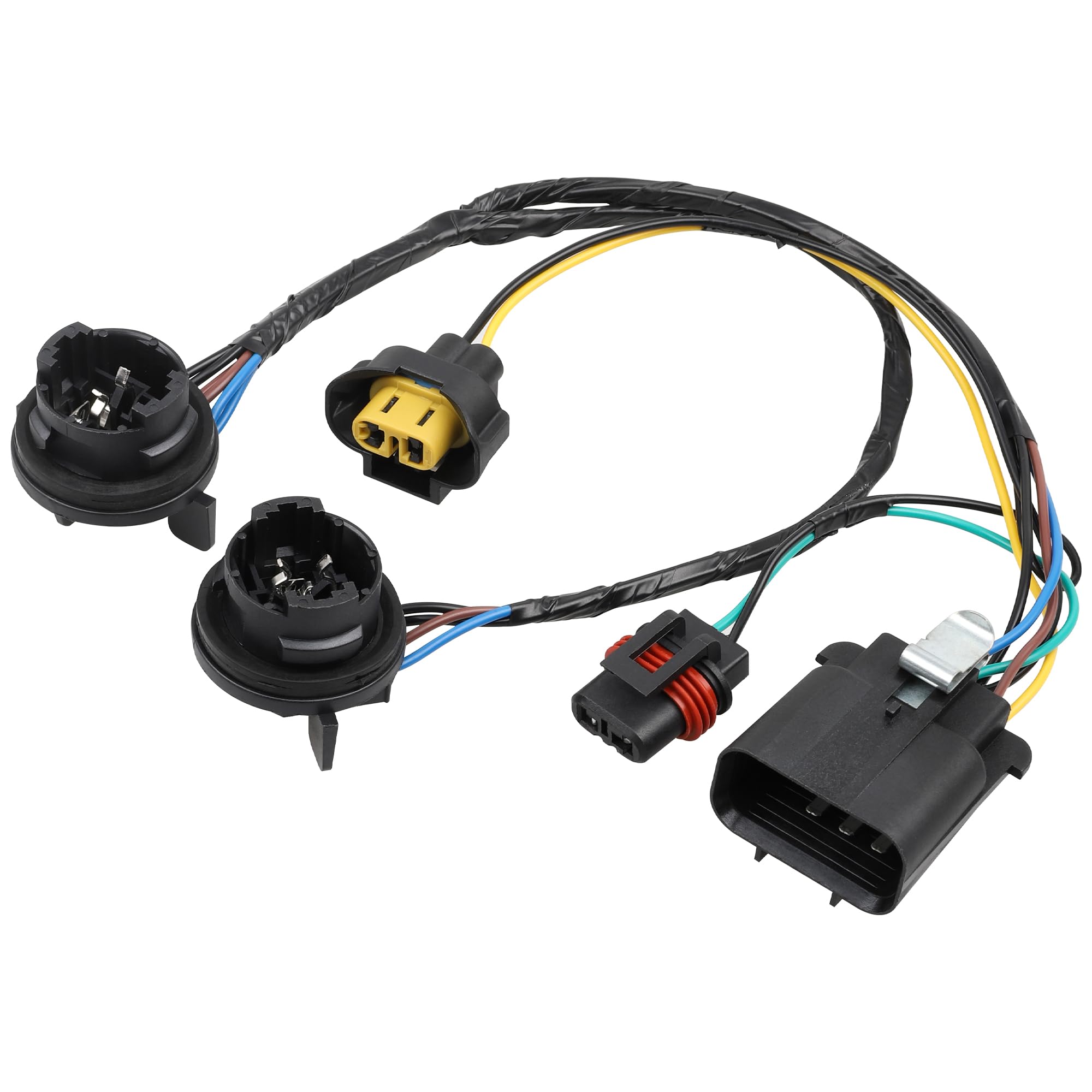 RED WOLF front connector view showing OEM-fit plug and improved reliability