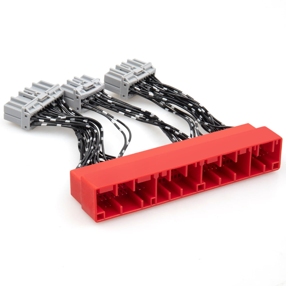 RED WOLF front plug assembly showing secure fit and quick connection