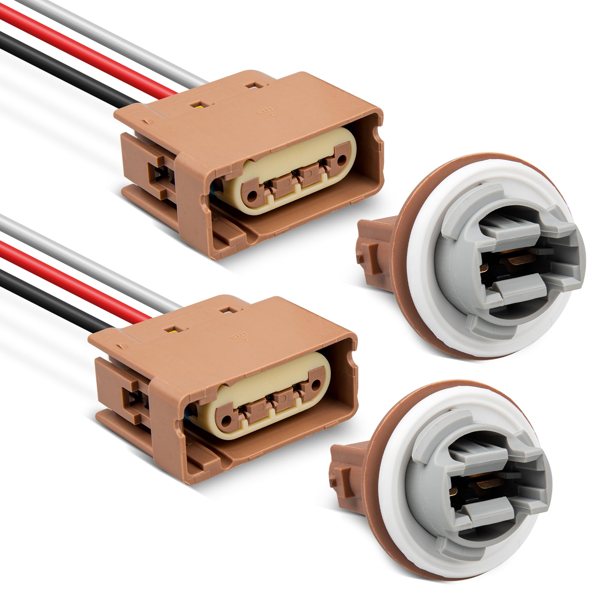 RED WOLF front view of socket showing plug shape and fit benefits