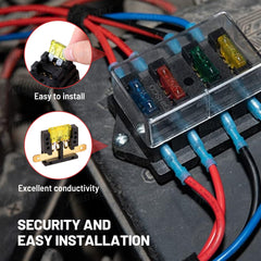 RED WOLF mounted under dashboard demonstrating tidy installation and easy access