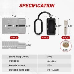 RED WOLF rubber dust cover detail protecting connector from rain and dirt outdoors