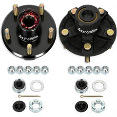 Redants hub front view showing secure 5-lug pattern for stable towing
