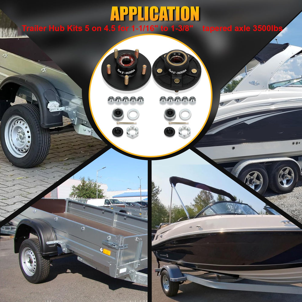 Redants hub installed on trailer illustrating reliable towing performance
