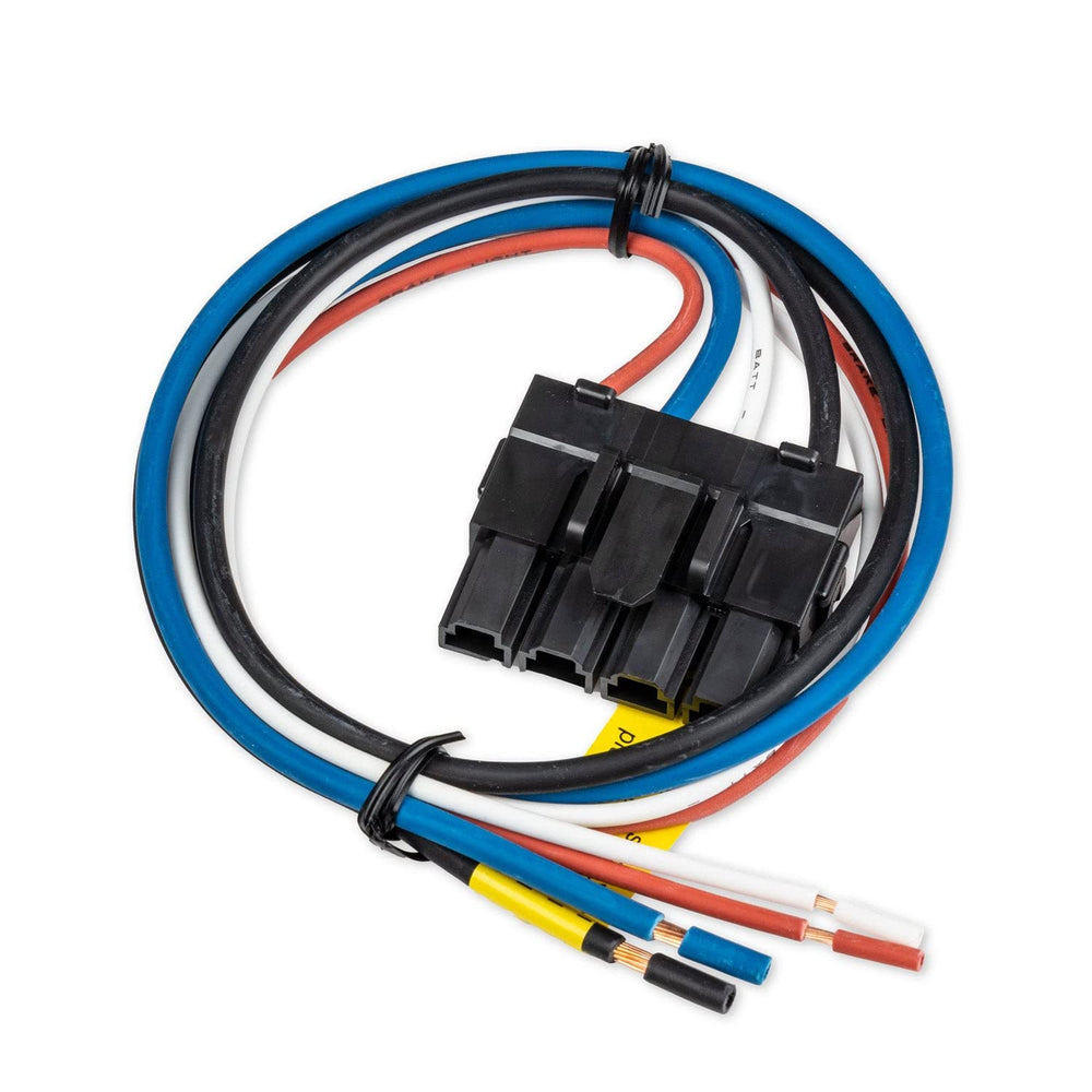 REDARC pig-tail harness front connector showing plug and neat loom for clean installs
