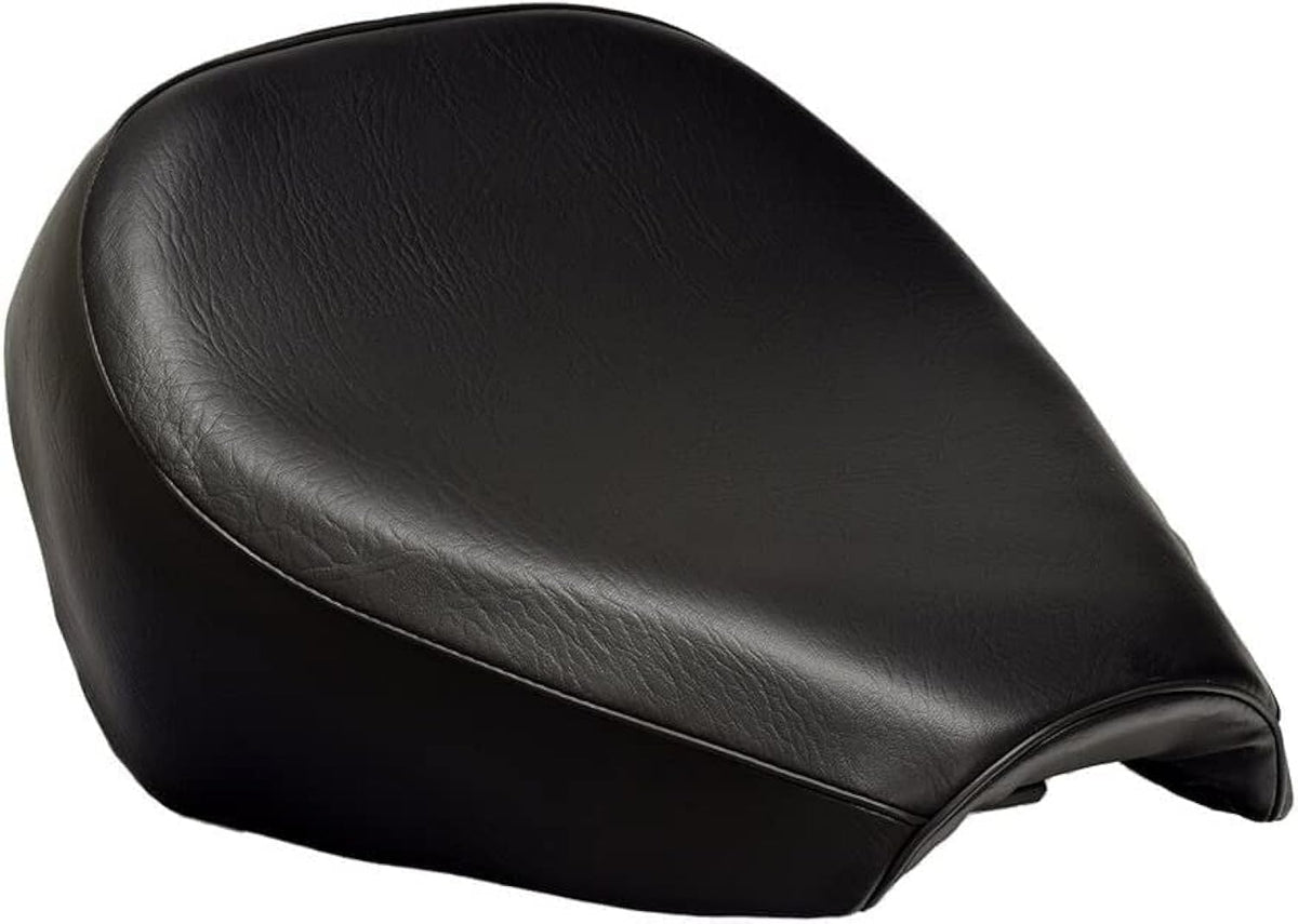 RedCap complete black seat front view showing clean fit and OEM style benefit