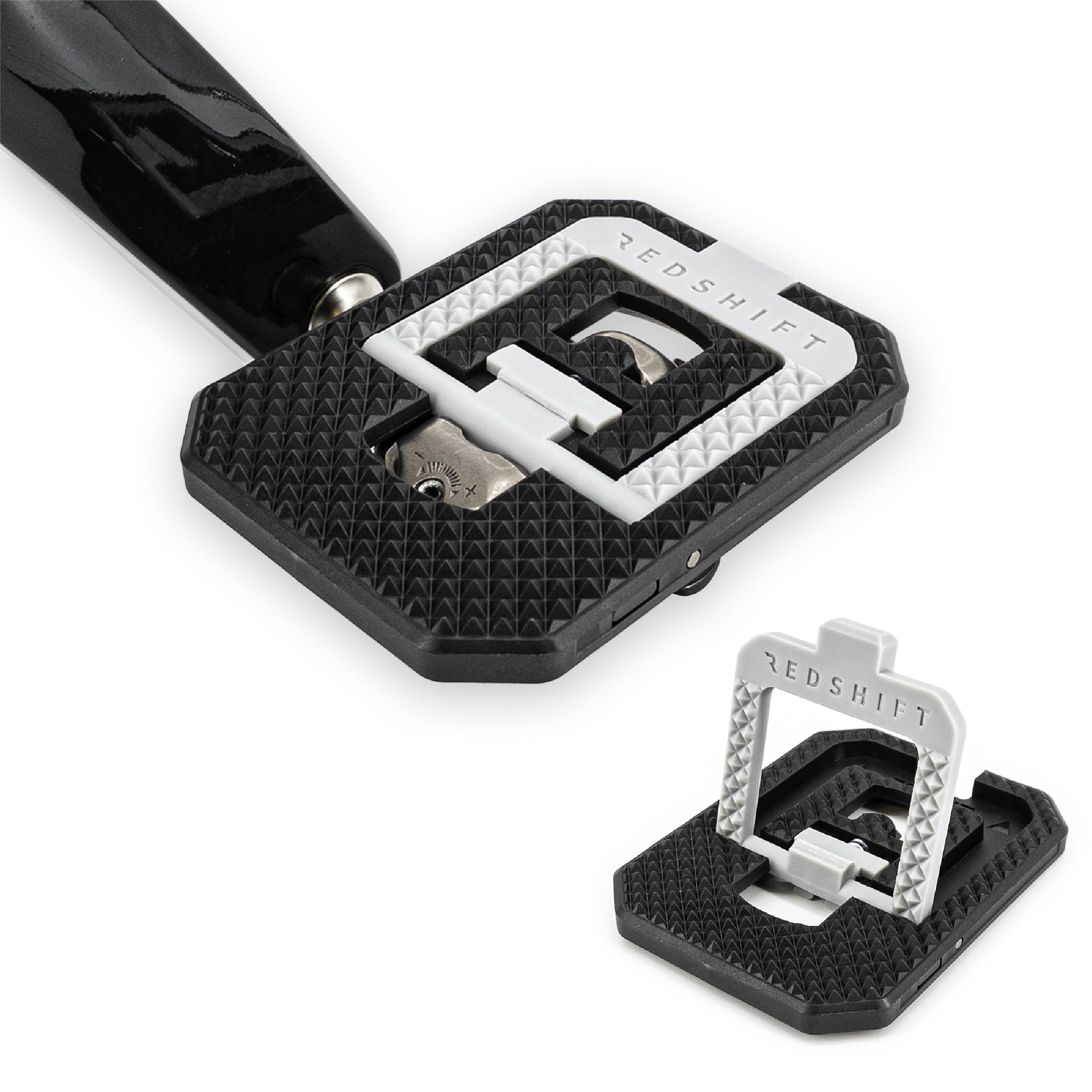 REDSHIFT Mousetrap front view showing adapter shape and fit benefits