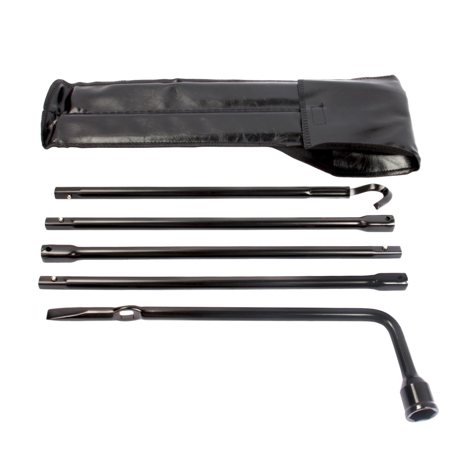 Reeauto front view of kit showing components and case for easy trunk storage