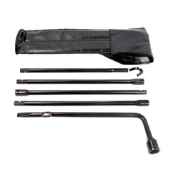 Reeauto front view of kit showing components and case for easy trunk storage