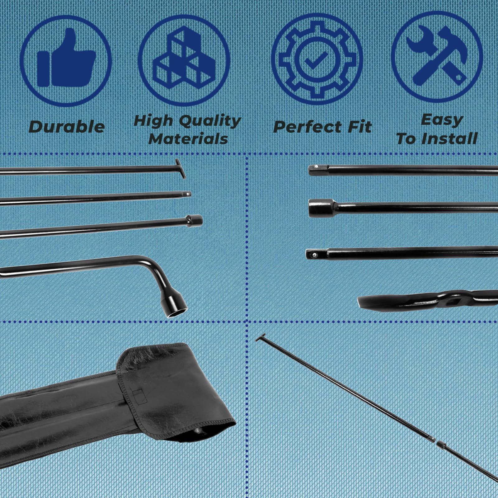 Reeauto kit stored in vehicle trunk demonstrating compact space-saving convenience