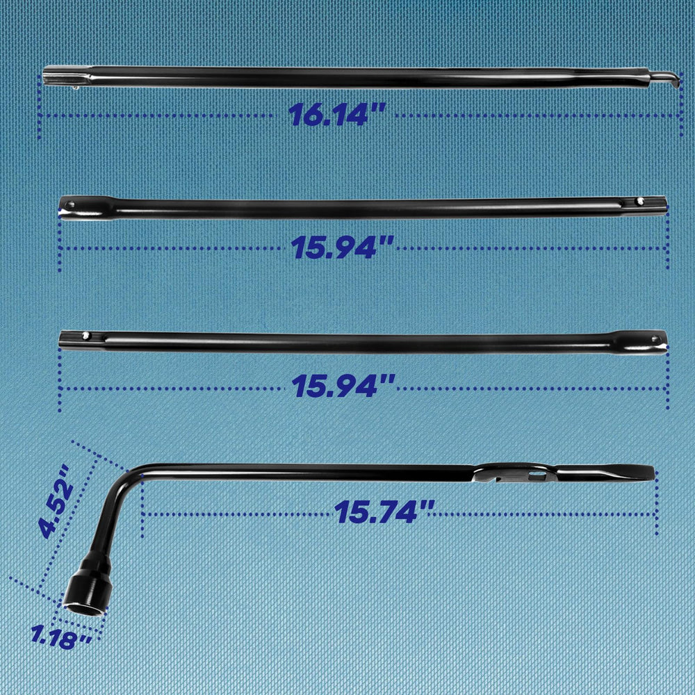 Reeauto lug wrench detail showing socket end for reliable lug nut leverage
