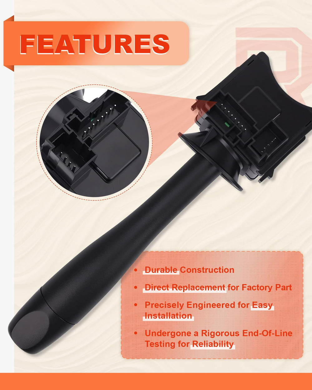 Reeoutdoor installed in steering column demonstrating restored controls
