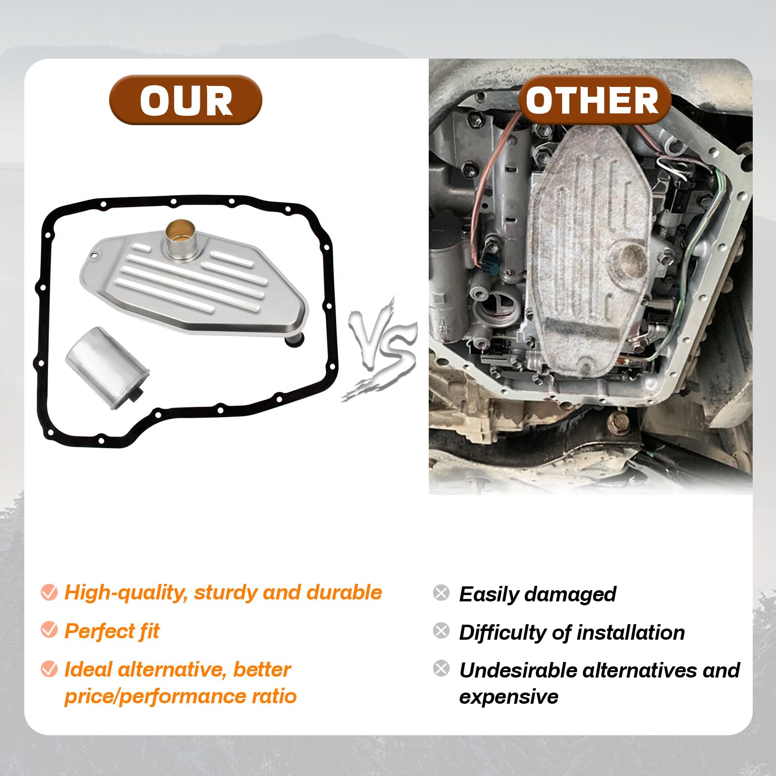 Reeoutdoor spin-on element showing threads and seal that simplify internal filtration