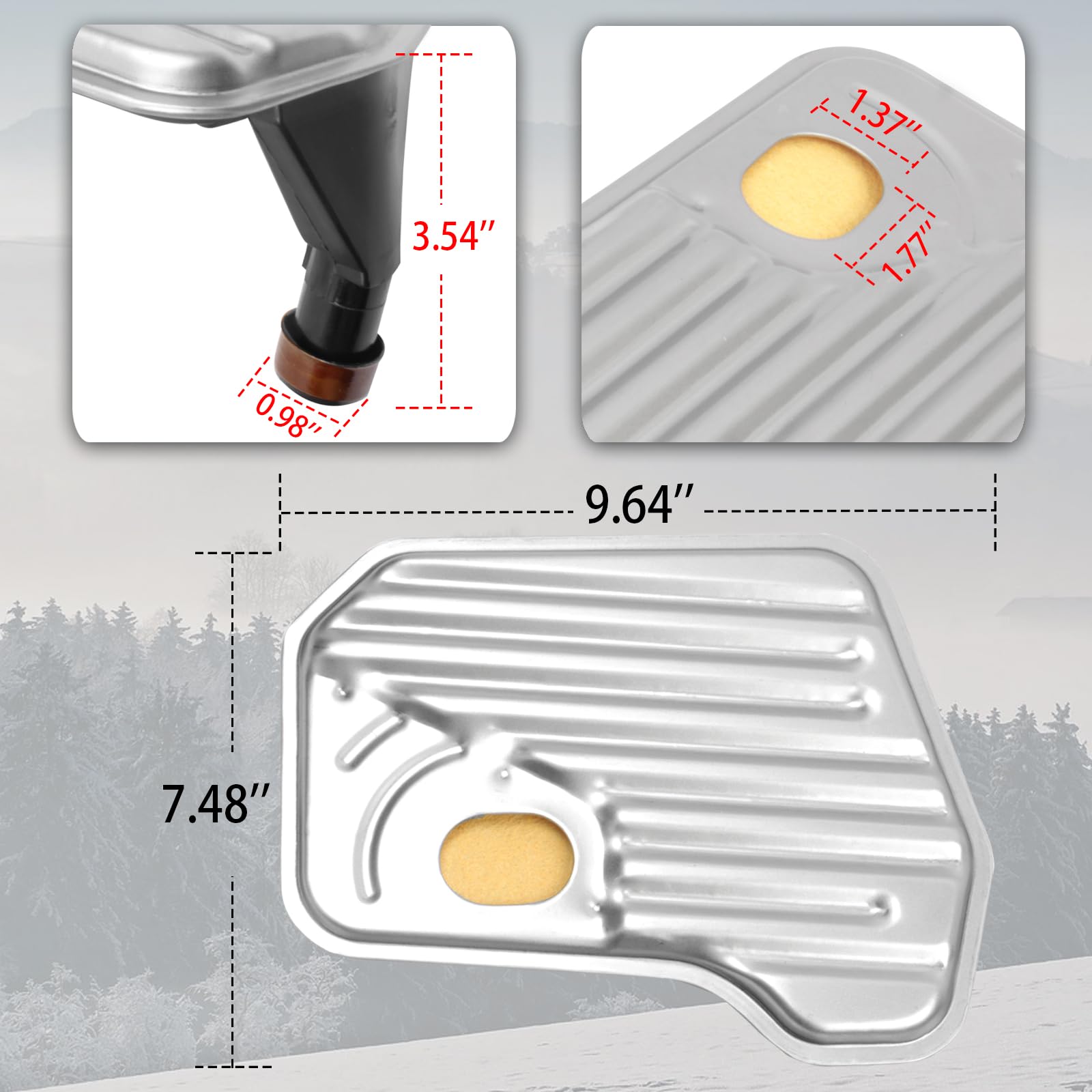 Reeoutdoor TF289 next to ruler showing compact size for easy handling