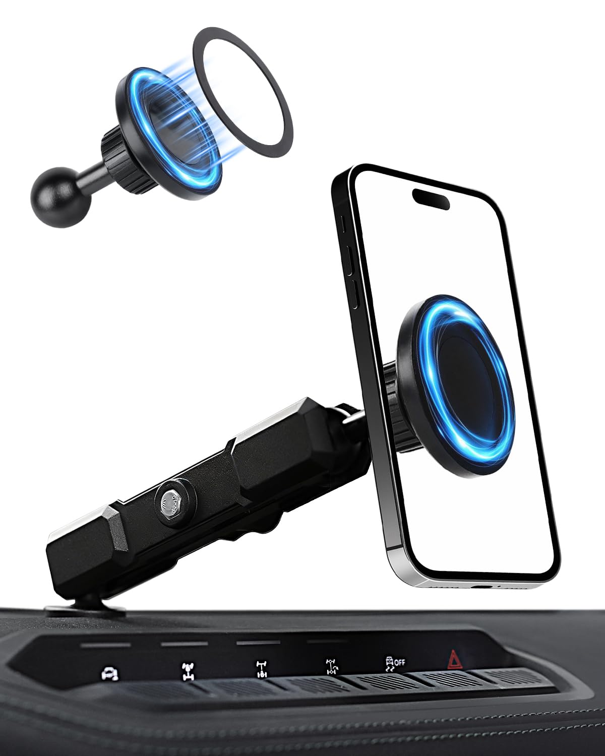 REFORM DESIGN front dashboard mount showing OEM fit and clean look