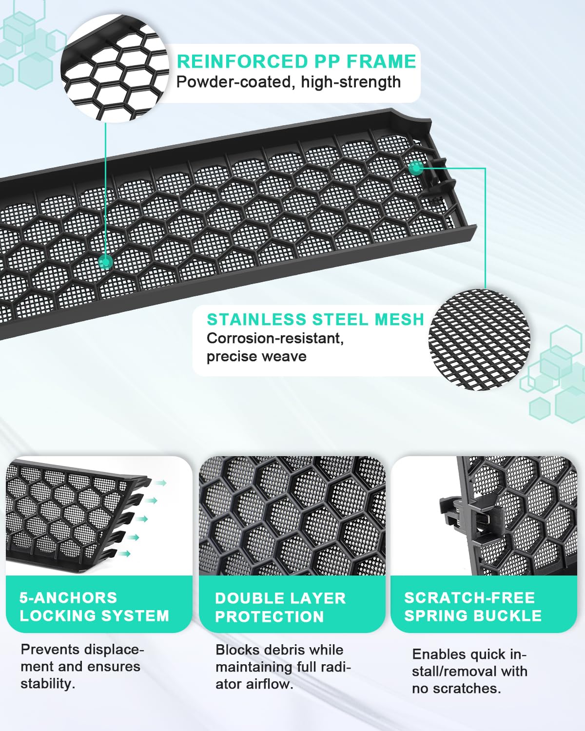REFORM DESIGN frame edge close-up with padding to prevent paint scratches during install