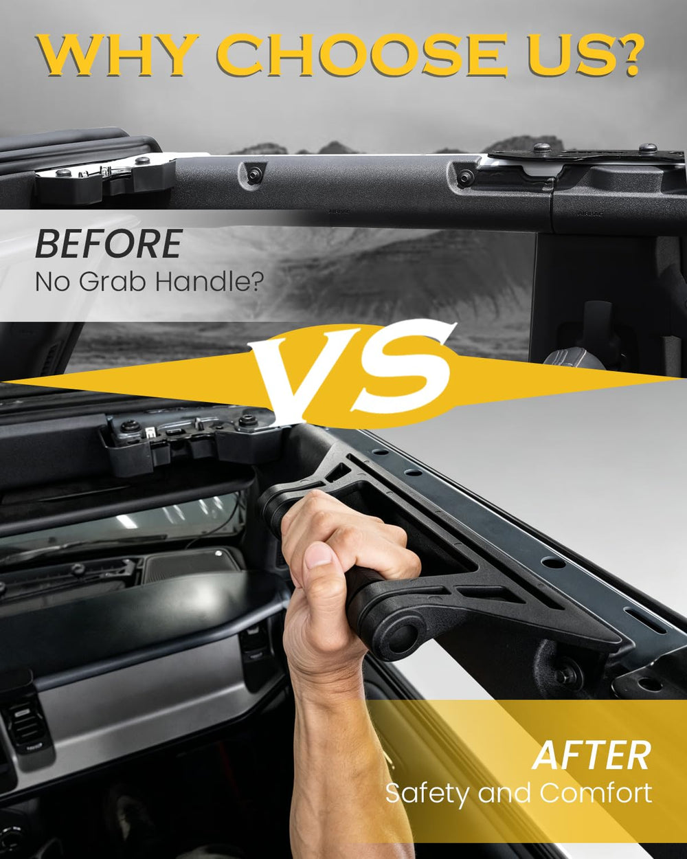 REFORM DESIGN installed on rear seat demonstrating passenger support benefit