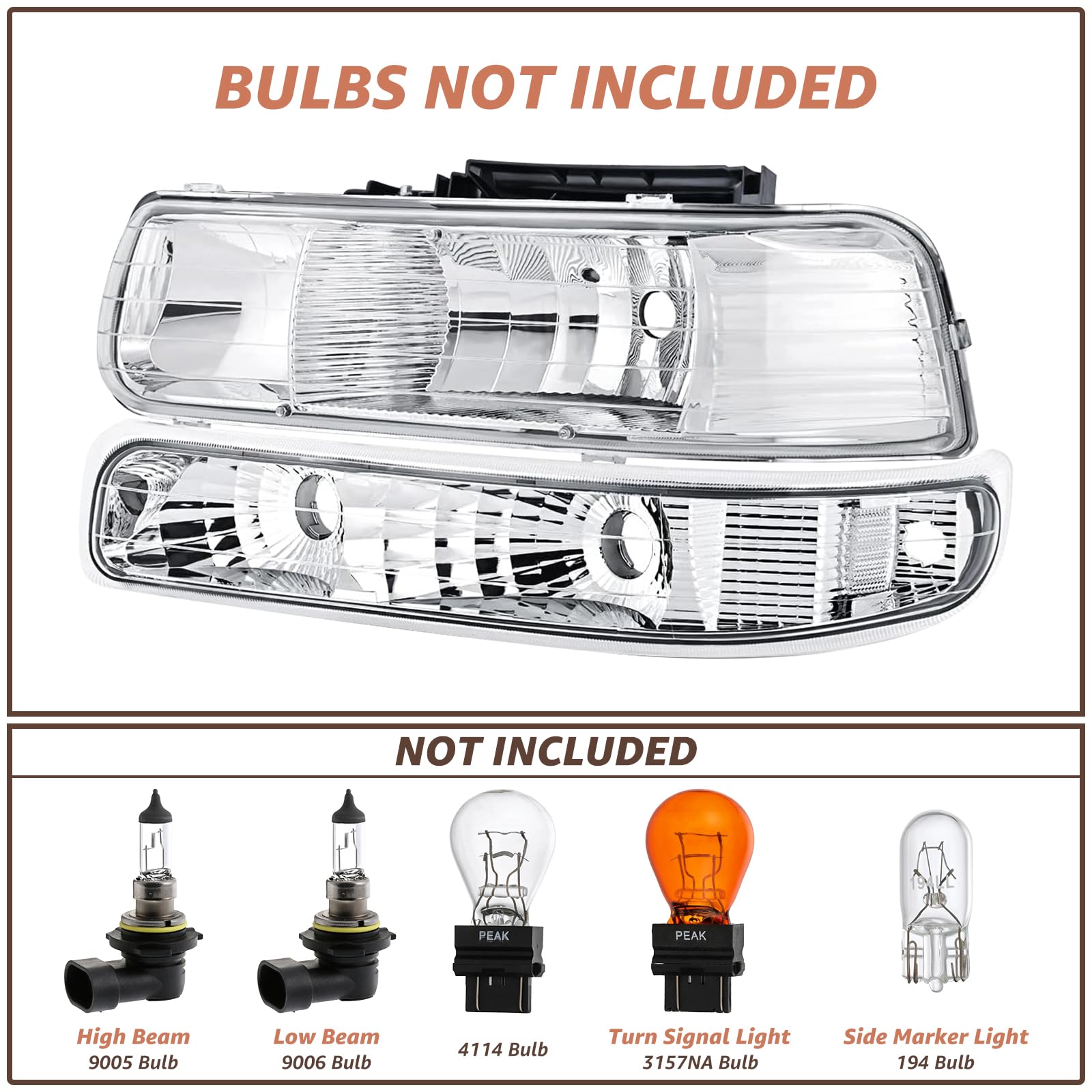 Reinko headlights side profile mounted illustrating direct bolt-on alignment