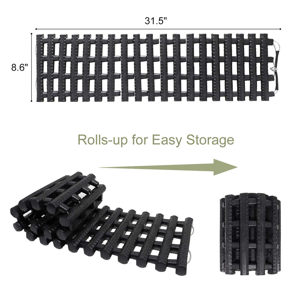 Reliancer close-up of textured TPR tread delivering superior anti-skid grip