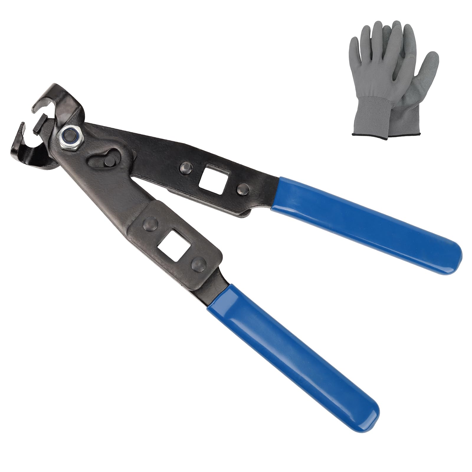 ReluxGo front view of clamp pliers showing ergonomic handles and solid construction for reliable crimping