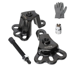 ReluxGo front hub puller full kit showing components and durable finish