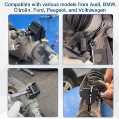 ReluxGo in use on vehicle suspension showing safer strut removal