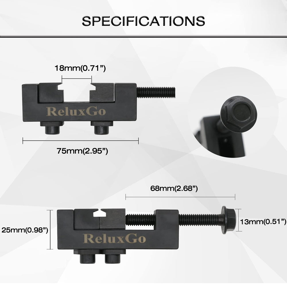 ReluxGo packaging and label showing OEM compatibility and tool details