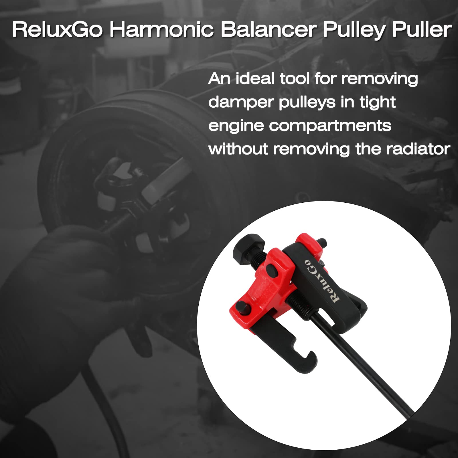ReluxGo four forcing rods lined up to show length options for reach