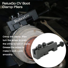 ReluxGo screw thread mechanism showing smooth controlled crimping action