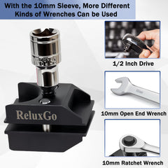 ReluxGo side profile highlighting low-profile fit for tight wheel wells