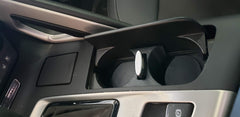 REM Works installed insert in Corvette center console with tidy storage benefit