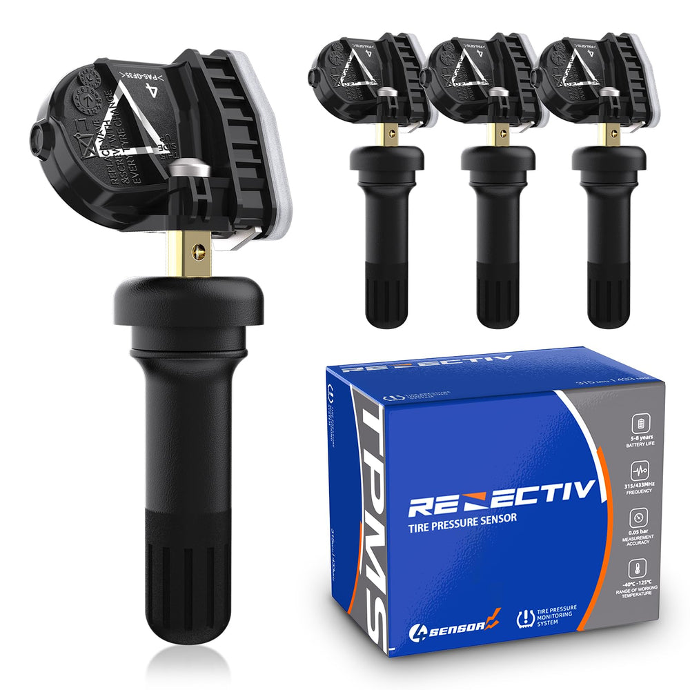 RENECTIV front packaging showing set of four sensors and easy replacement benefit