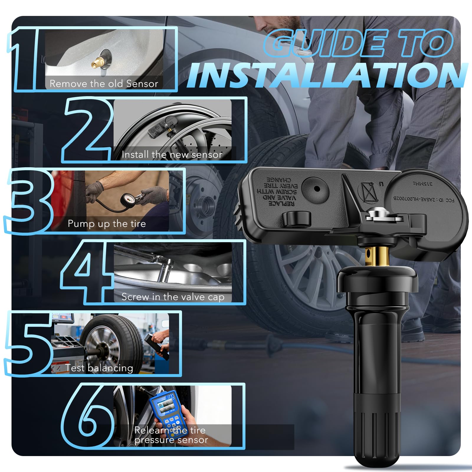 RENECTIV sensor installed in garage, professional installation benefit