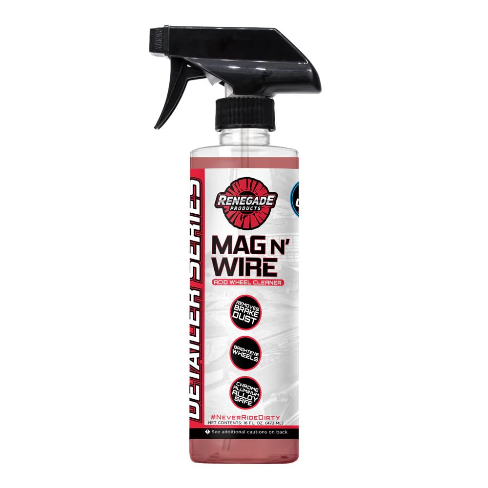 Renegade Products Mag N’ Wire front label showing product and cleaning benefit