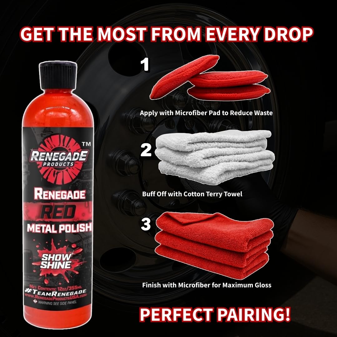 Renegade Products on stainless trim showing clearer reflection benefit