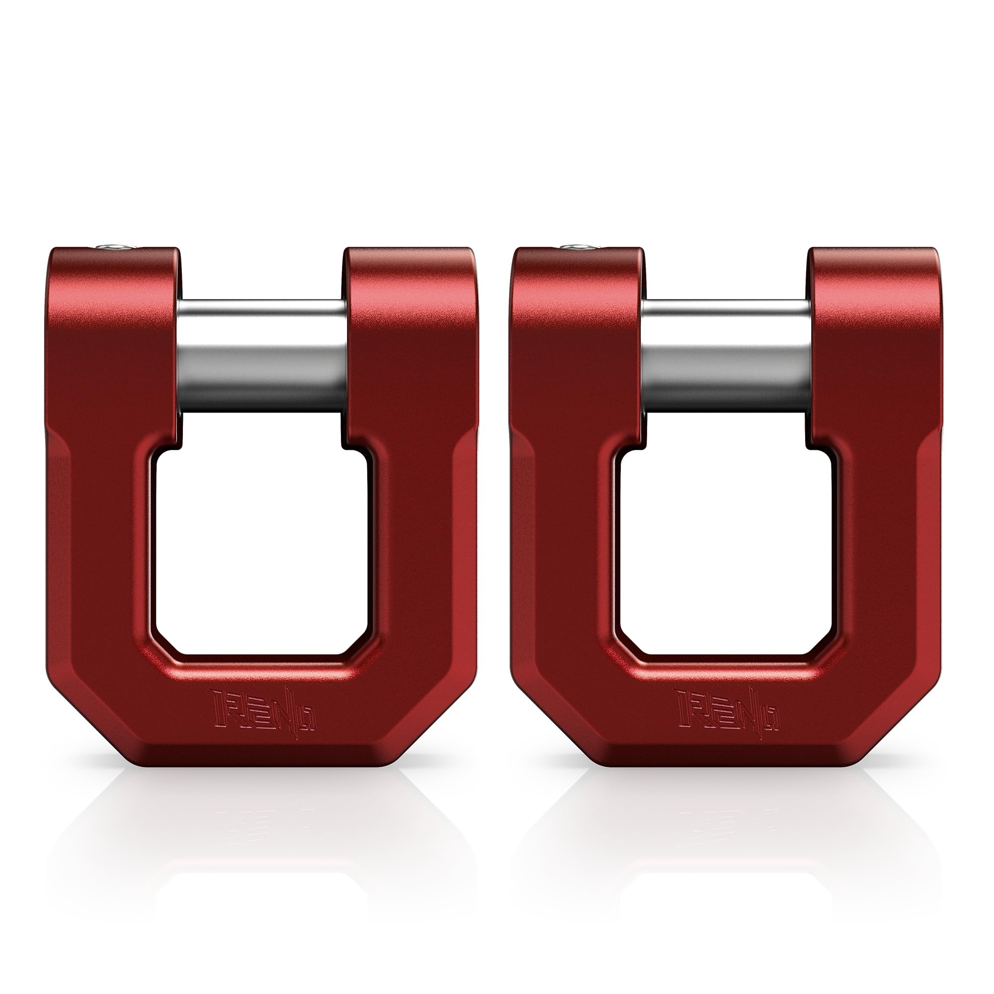 RENO front profile of 3/4" D-ring shackle showing shape and fit benefit