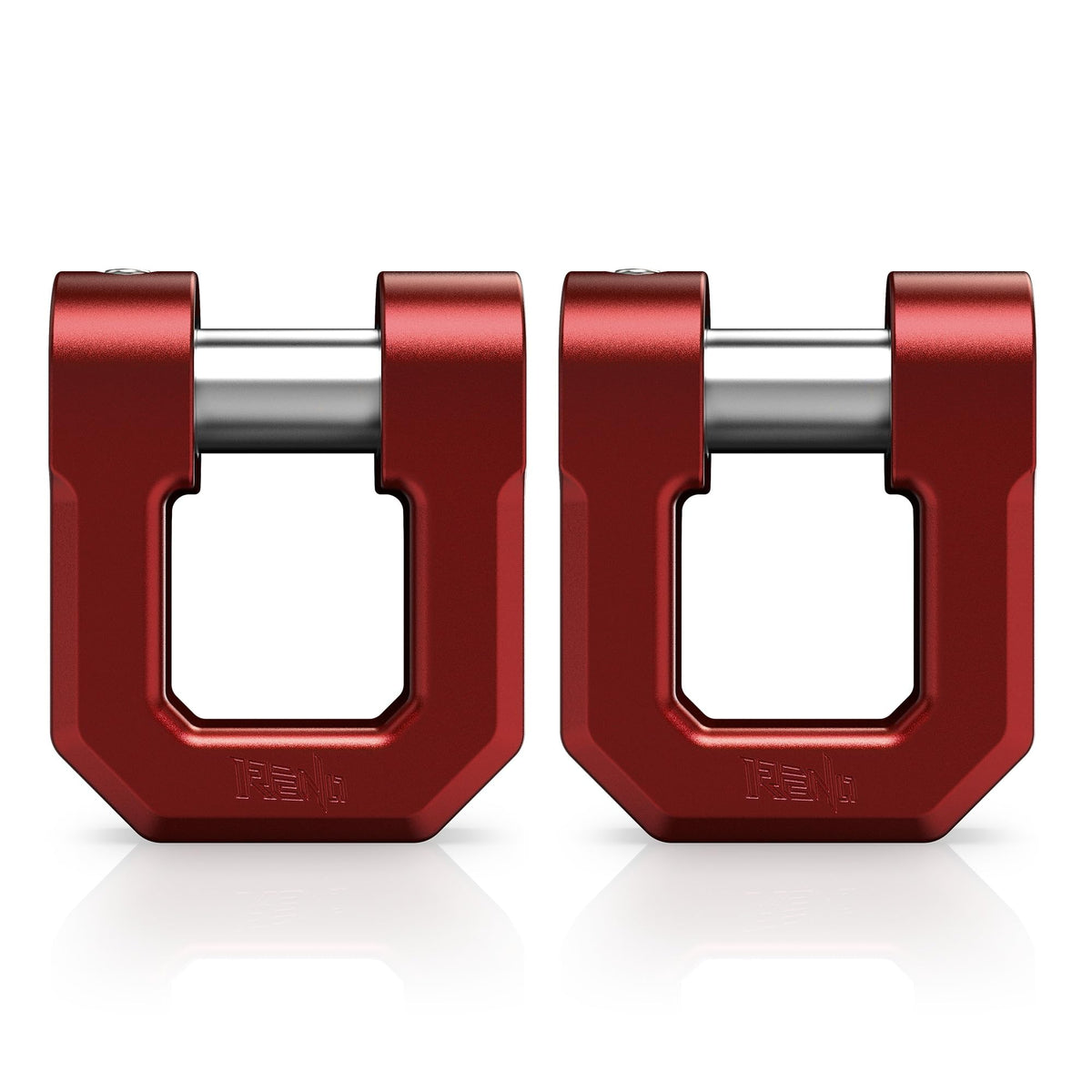 RENO front profile of 3/4" D-ring shackle showing shape and fit benefit