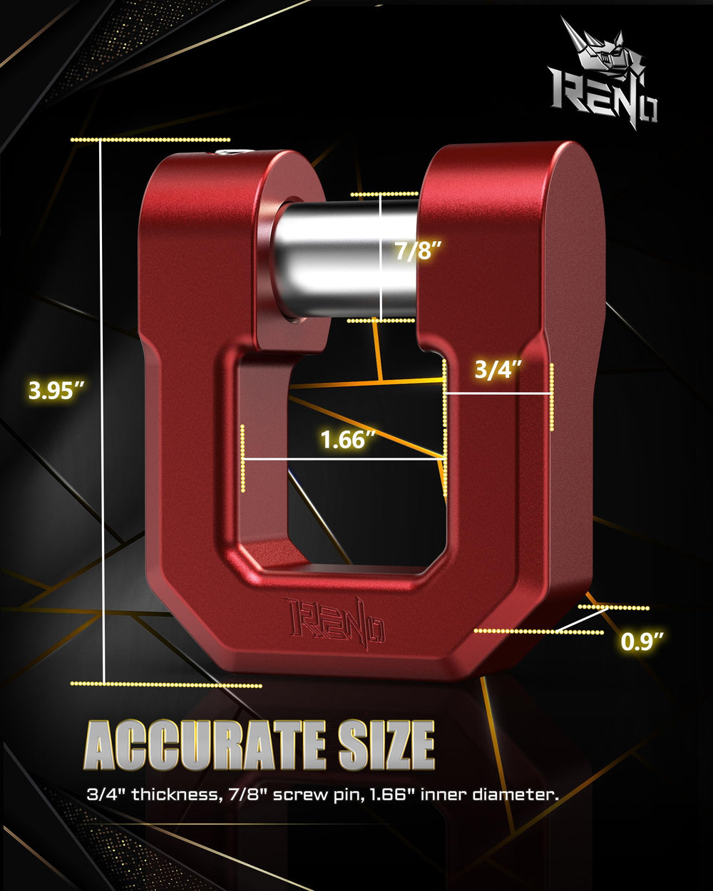 RENO anodized finish detail resisting corrosion and weathering benefit