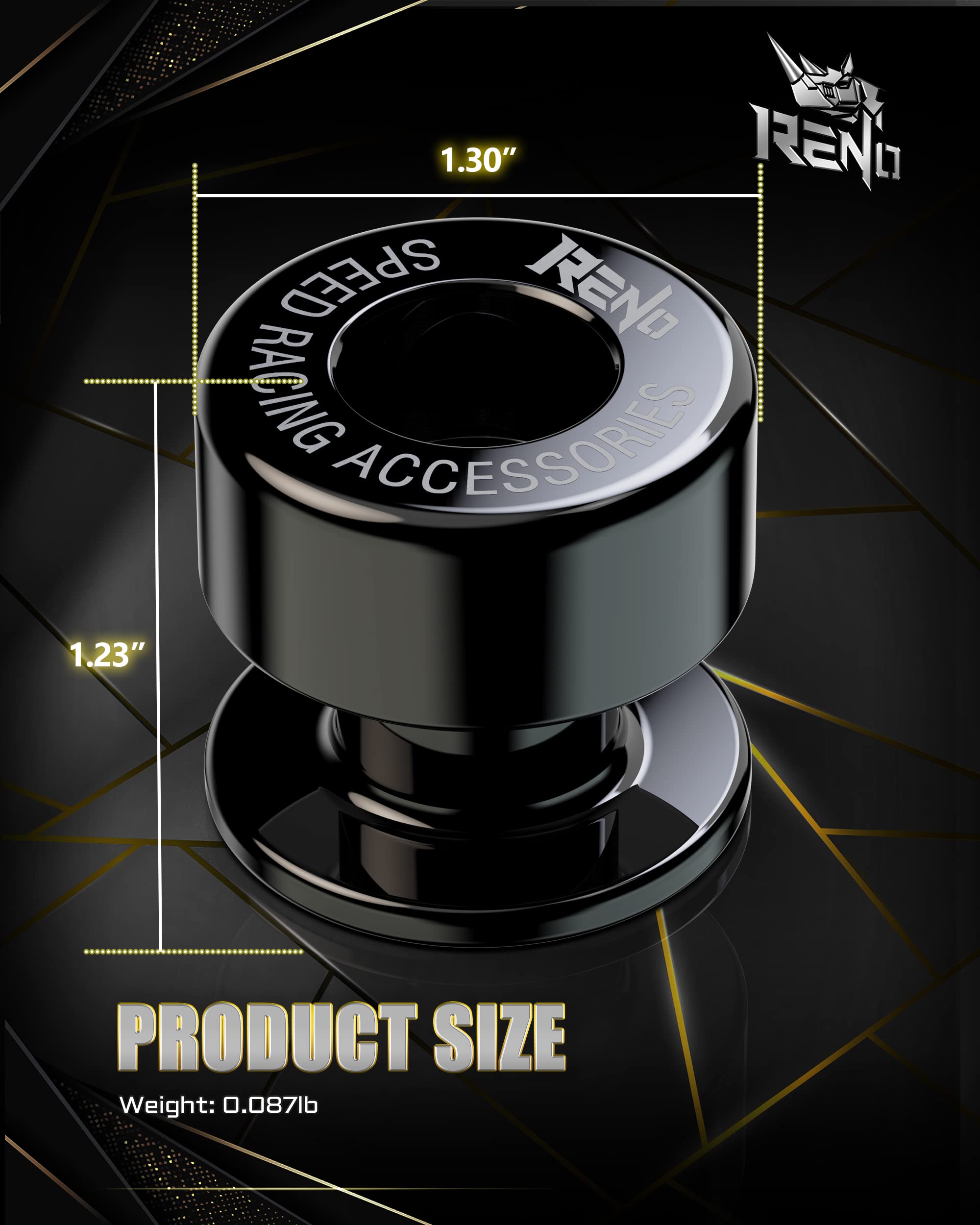 RENO detailed view of 6mm thread and bolt for accurate fit verification