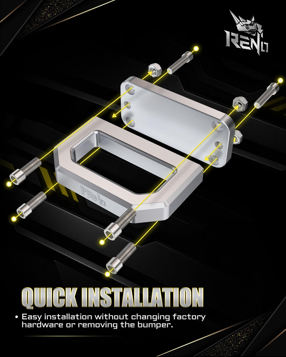RENO raw aluminum finish texture resisting corrosion and lasting appearance