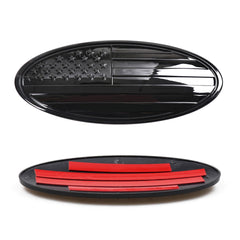 RERPRO front view of tailgate emblem cover showing clean fit and upgraded look