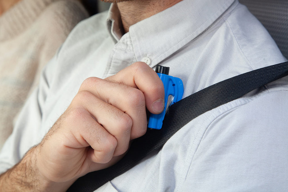 RESQME on a keyring lifestyle image highlighting portability and readiness