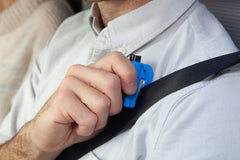 RESQME on a keyring lifestyle image highlighting portability and readiness
