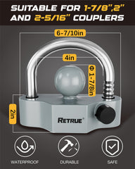 RETRUE close-up of U-shaped steel shank, demonstrating cut resistance