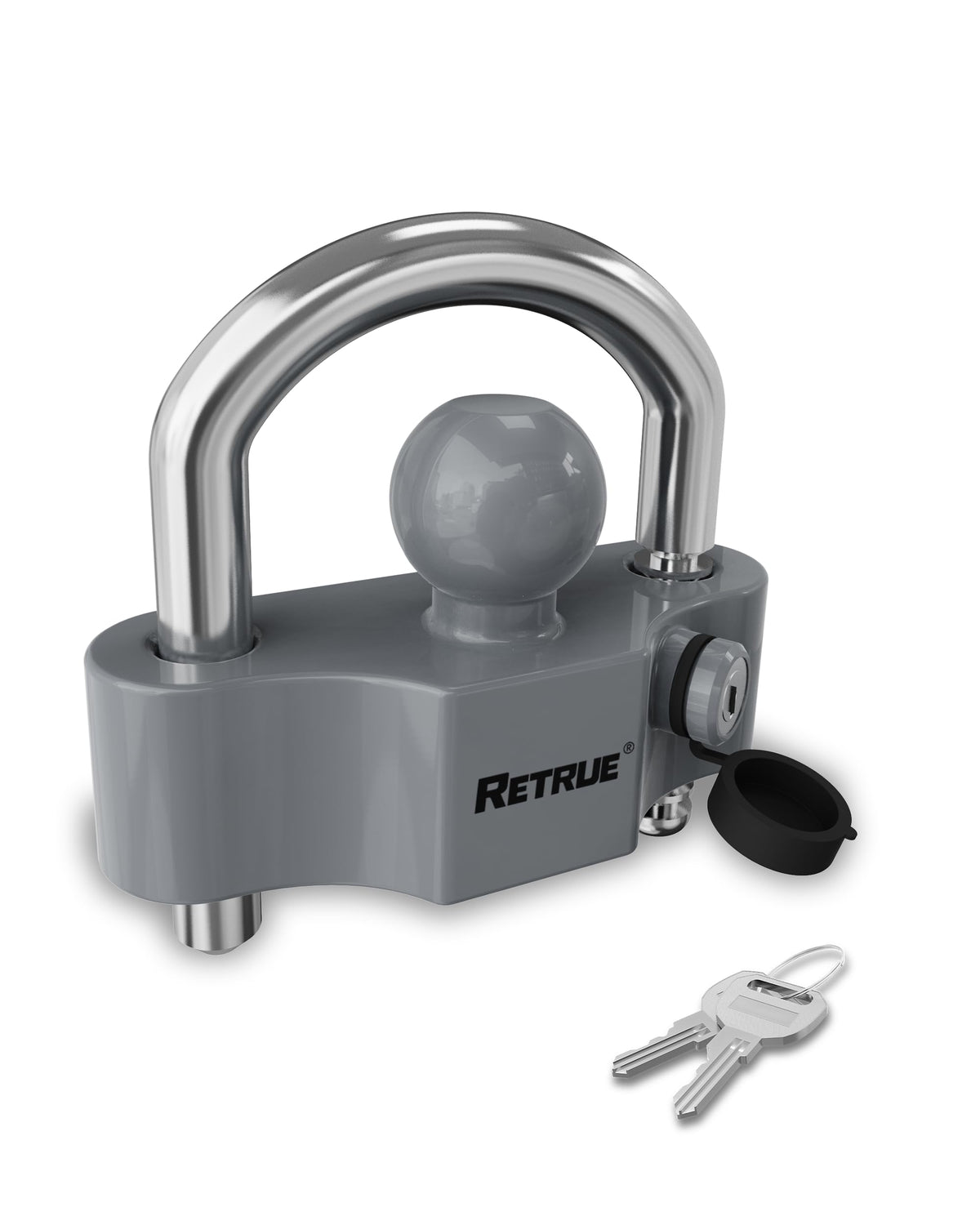RETRUE front view showing lock and packaging, clear product ID and benefit