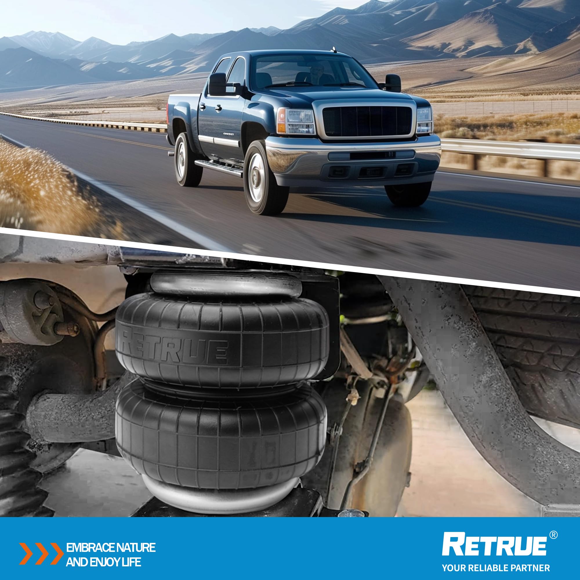 RETRUE owner manual and components for straightforward installation