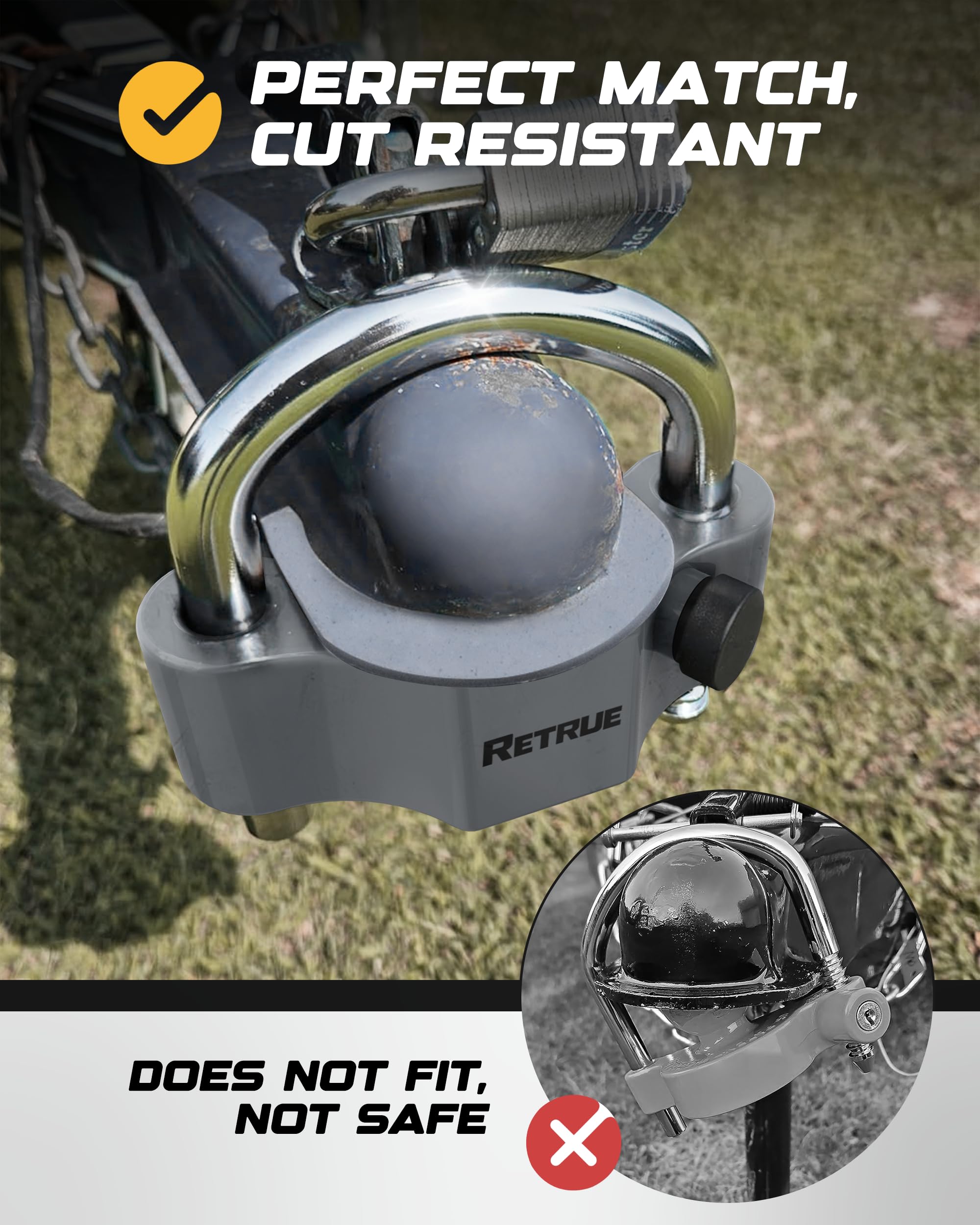 RETRUE detailed view of lock cylinder demonstrating anti-pick protection