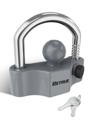 RETRUE front view of coupler lock showing solid construction and secure fit